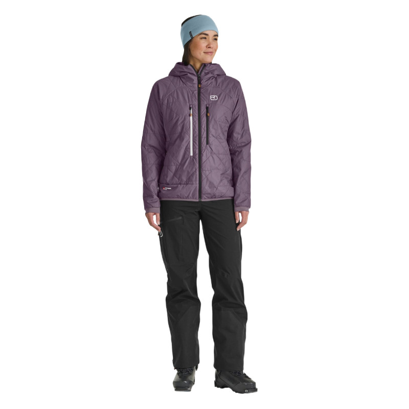 Dámská bunda Ortovox SWISSWOOL PIZ BOE JACKET  - fialová