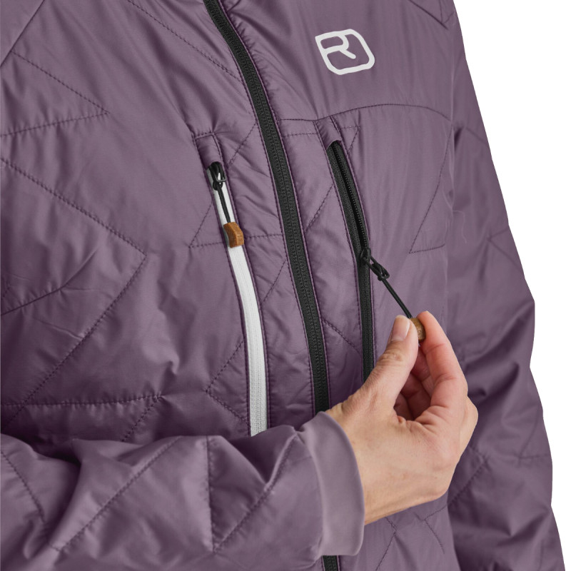 Dámská bunda Ortovox SWISSWOOL PIZ BOE JACKET  - fialová