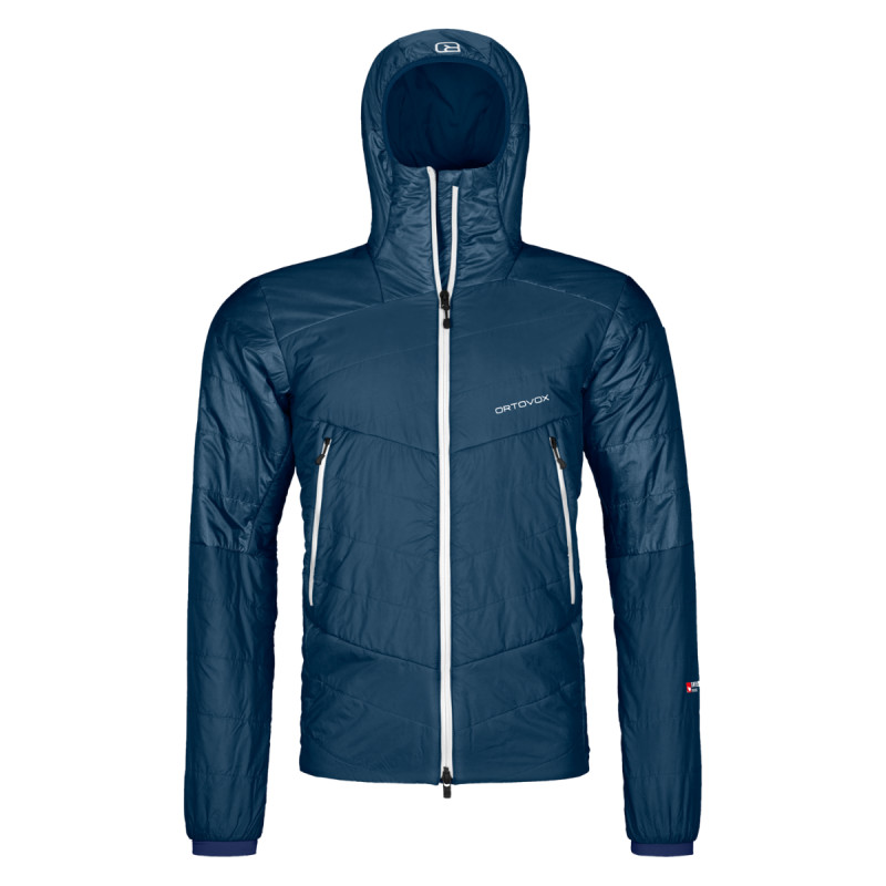 Pánska bunda Ortovox WESTALPEN SWISSWOOL JACKET  - tmavo modrá