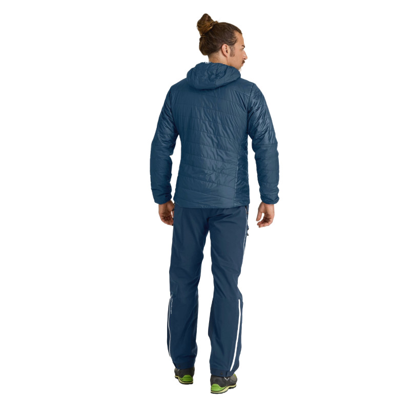 Pánska bunda Ortovox WESTALPEN SWISSWOOL JACKET  - tmavo modrá