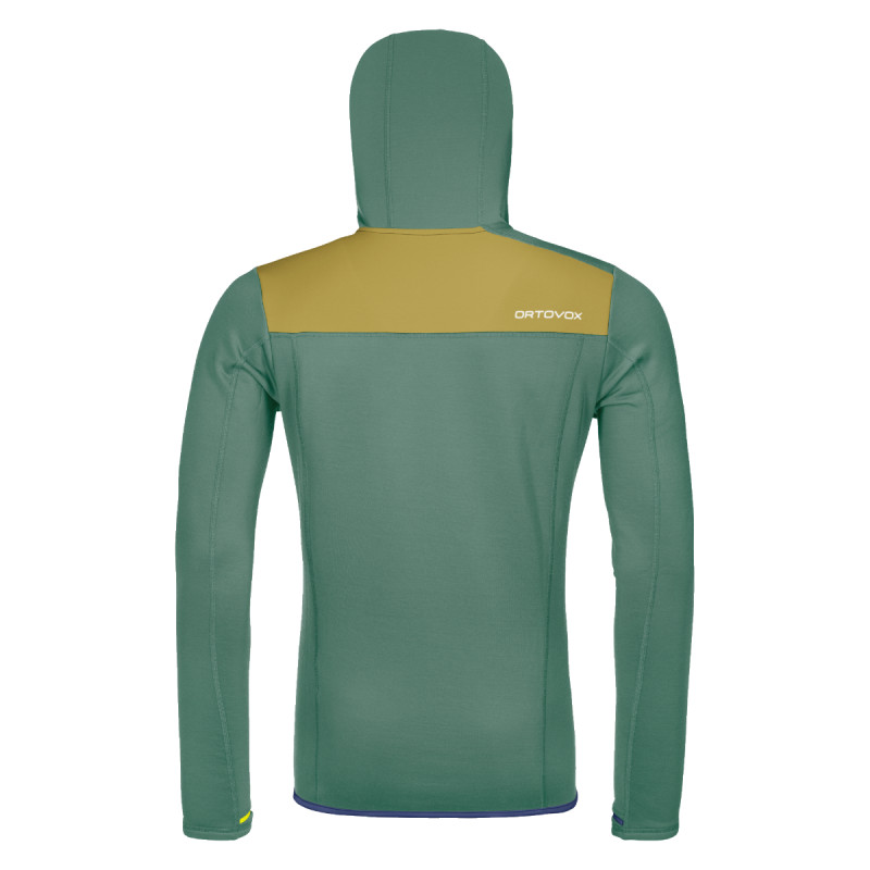 Pánska mikina Ortovox FLEECE HOODY  - zelená