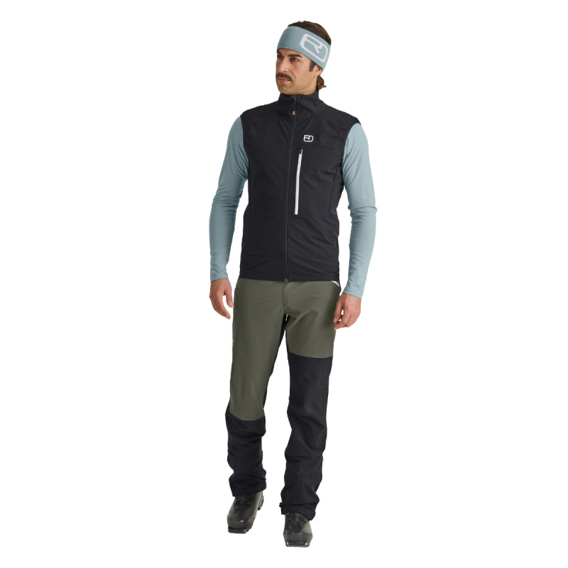 Pánska vesta Ortovox PUNTA BERRINO VEST  - čierna