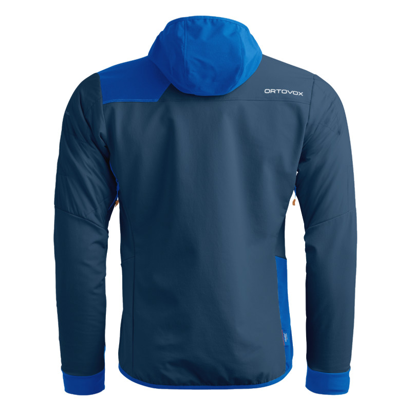 Pánska bunda Ortovox SWISSWOOL COL BECCHEI HYBRID JACKET  - tmavo modrá