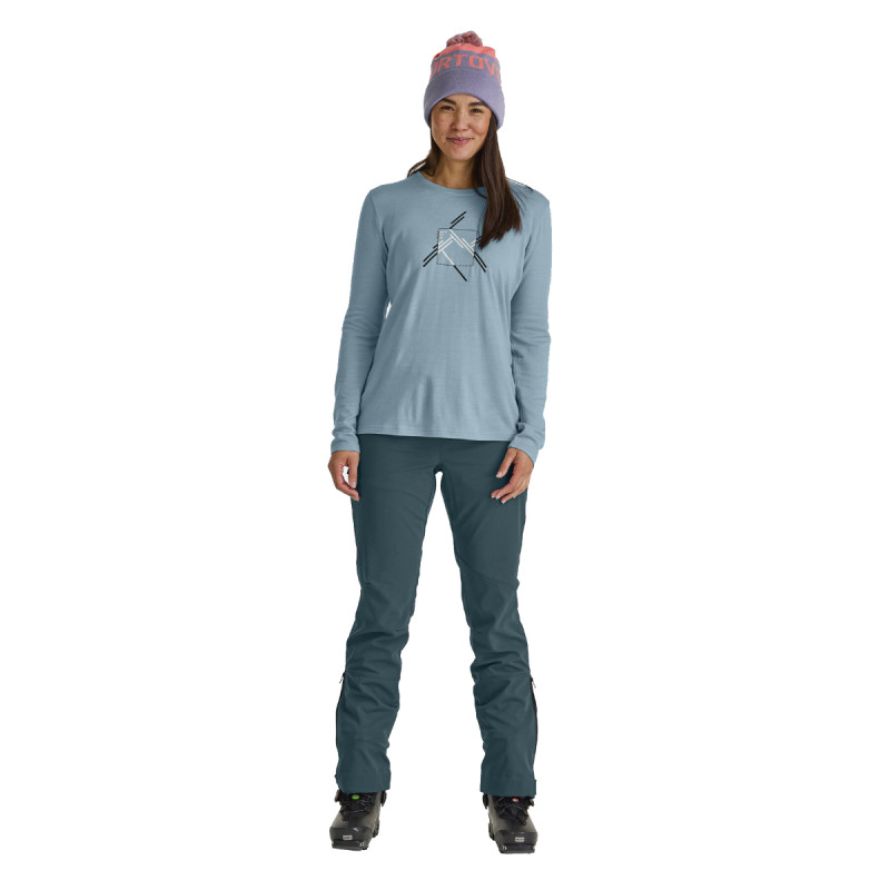 Dámske nohavice Ortovox COL BECCHEI PANTS  - zelená