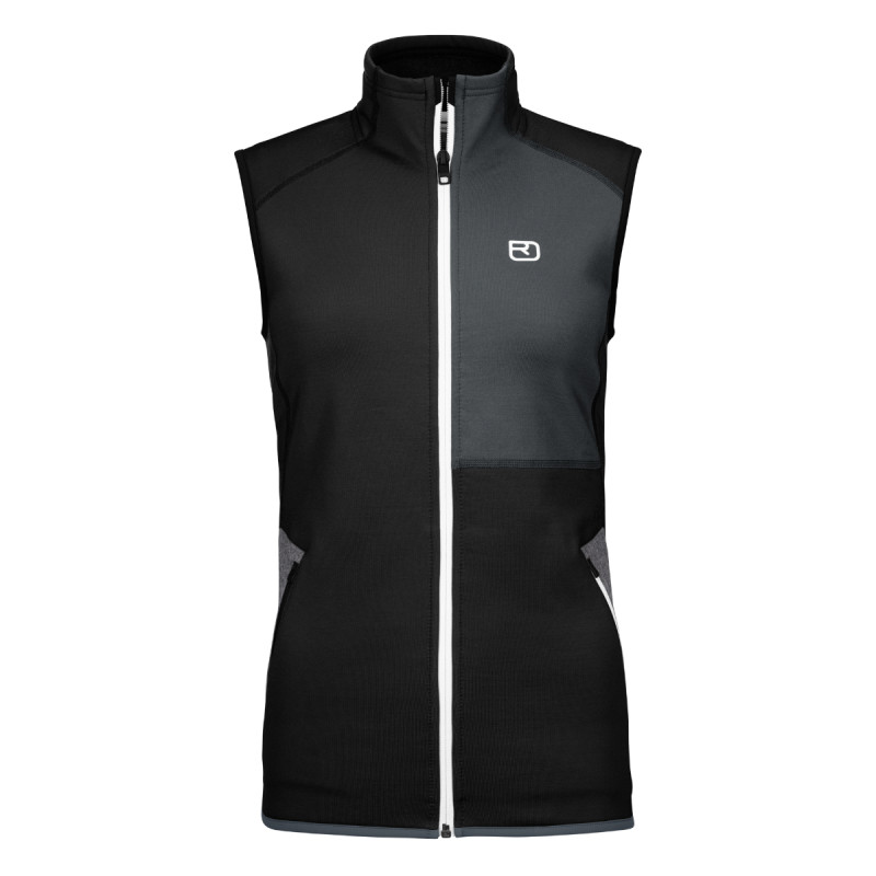 Dámska vesta Ortovox FLEECE VEST  - čierna
