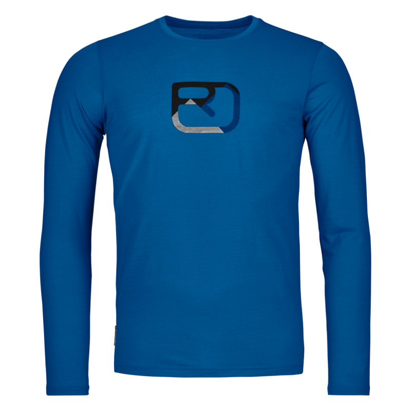 Pánske funkčné tričko Ortovox 150 COOL MTN SILHOUETTE  - modrá