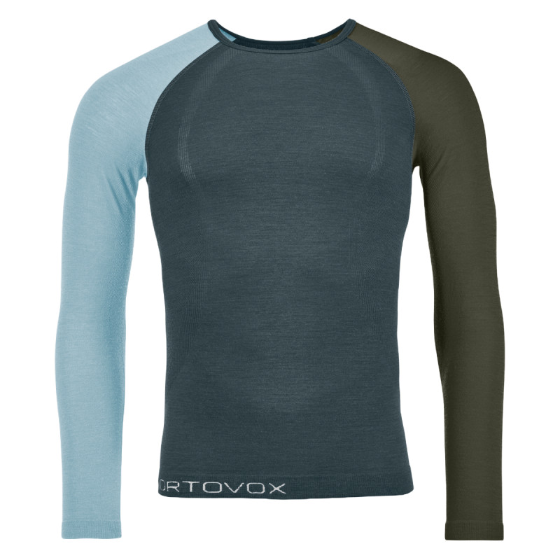 Pánské funkční tričko Ortovox 120 COMPETITION LIGHT LONG SLEEVE  - šedá