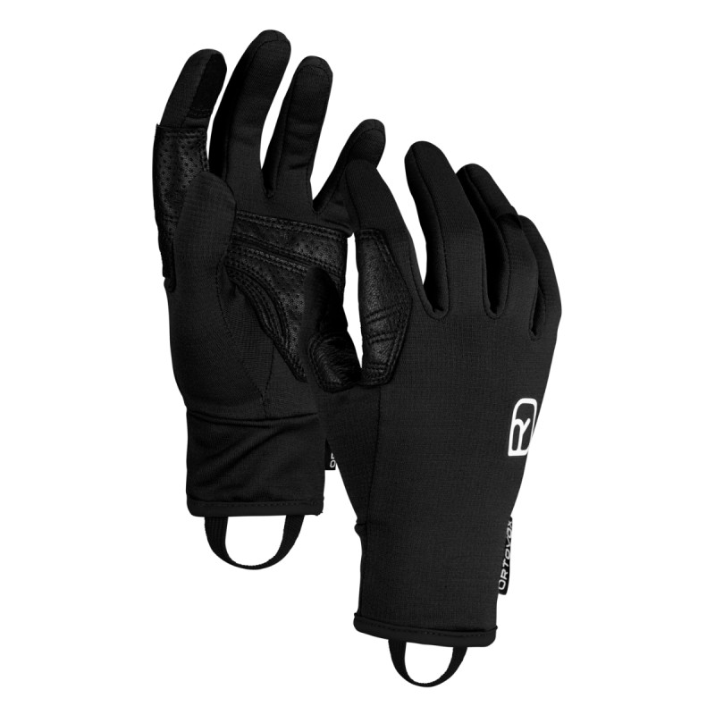 Pánské rukavice Ortovox FLEECE LIGHT GLOVE  - černá