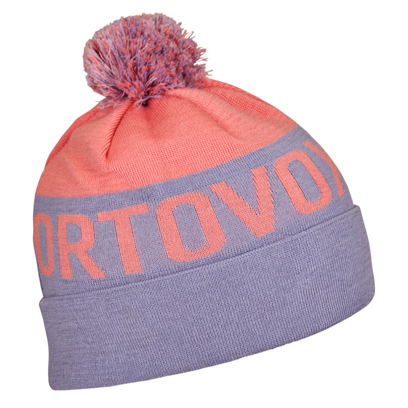 Čiapka Ortovox BOBBLE KNIT BEANIE  - fialová