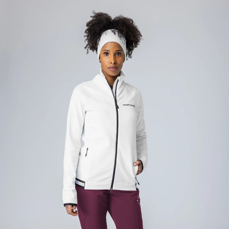 Dámska bunda Martini Sportswear HORIZON MIDLAYER  - biela