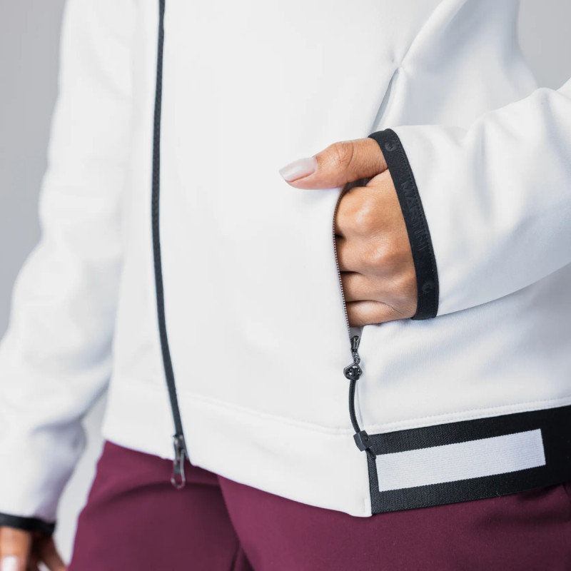 Dámska bunda Martini Sportswear HORIZON MIDLAYER  - biela