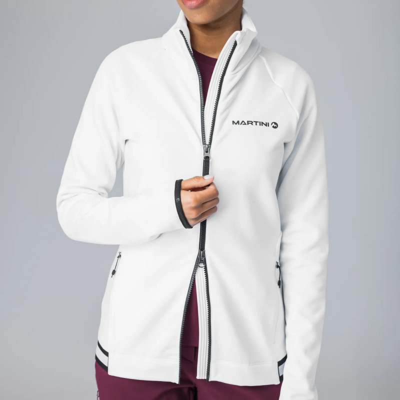 Dámska bunda Martini Sportswear HORIZON MIDLAYER  - biela