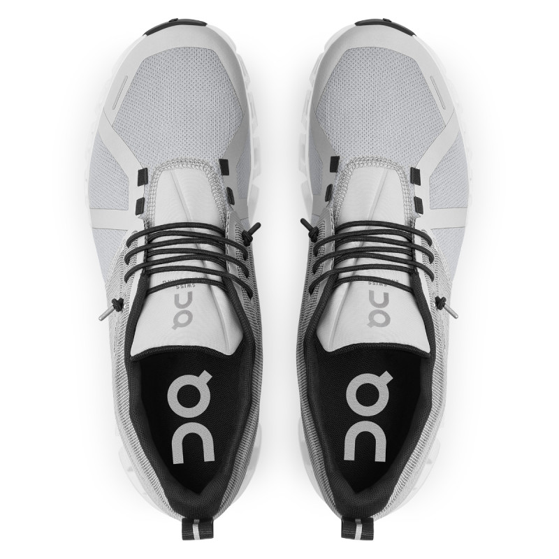 Dámské boty On CLOUD 5 WATERPROOF  - stříbrná