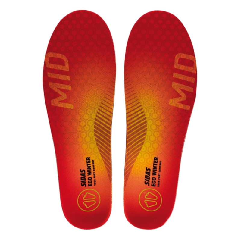 Ortopedické vložky Sidas 3FEET ECO WINTER MID  - červená