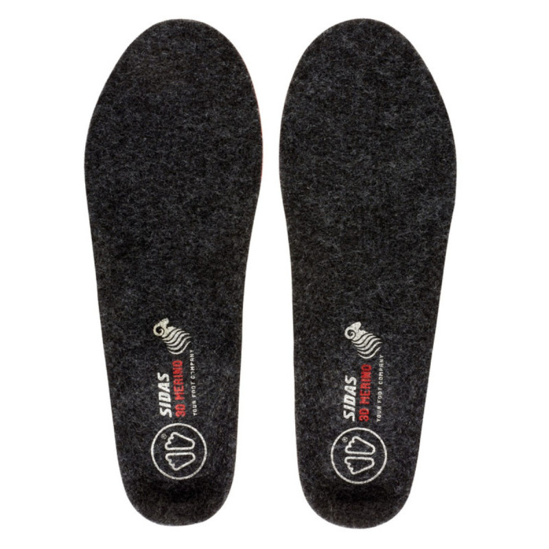 Ortopedické vložky Sidas WINTER 3D MERINO  - šedá