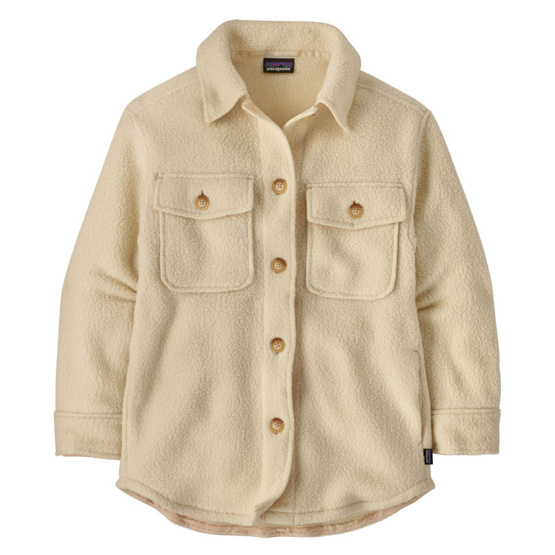 Dámsky kabát Patagonia RETRO PILE FLEECE SHACKET  - béžová