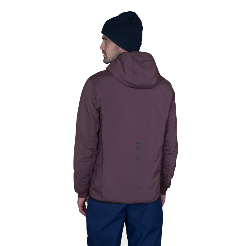 Pánska lyžiarská bunda Stöckli INSULATOR JACKET MONTERO  - vínová