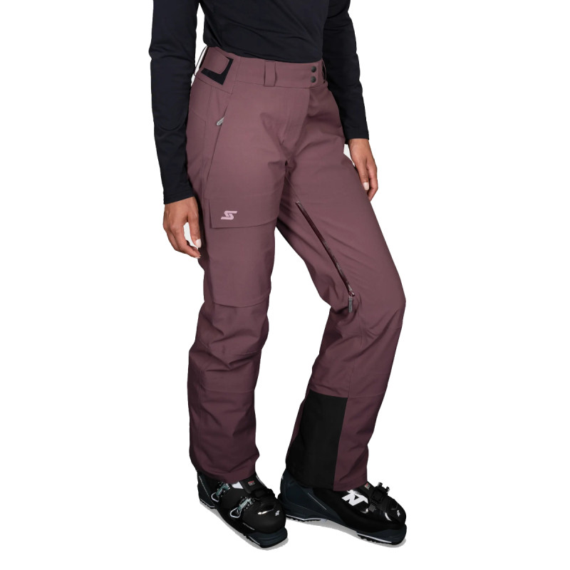 Dámské lyžařské kalhoty Stöckli SKI PANT MONTERO  - vínová