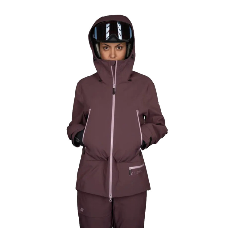 Dámská lyžařská bunda Stöckli SKI JACKET MONTERO  - vínová