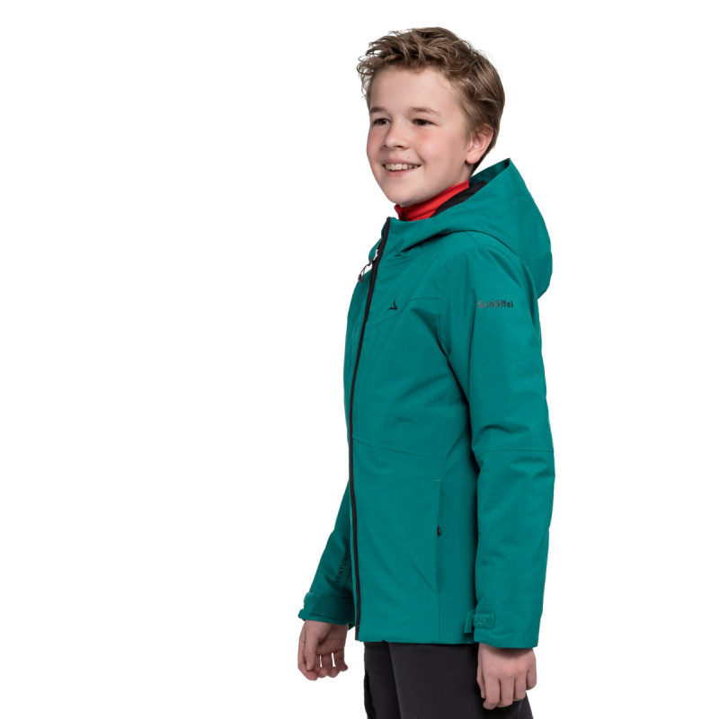 Chlapčenská lyžiarská bunda Schöffel RASTKOGEL B  - petrolejová