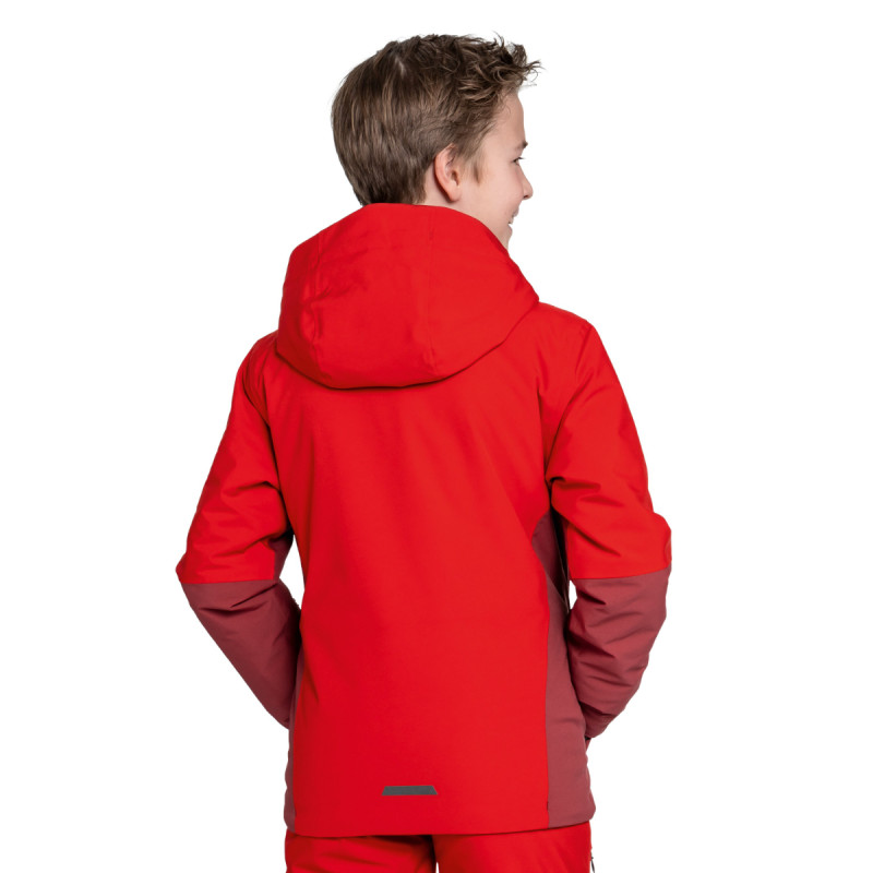 Chlapčenská lyžiarská bunda Schöffel RASTKOGEL B  - červená