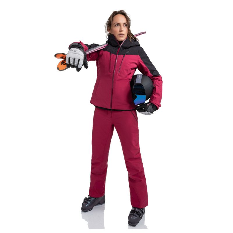 Dámská lyžařská bunda Schöffel STYLE AMMERTE  - tmavě růžová