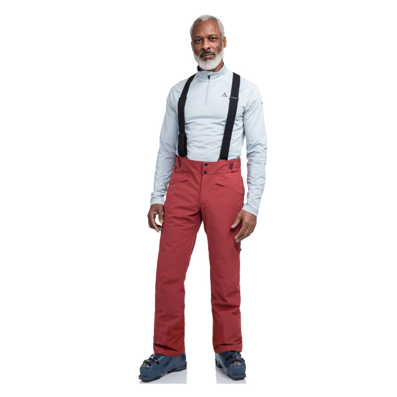 Pánske lyžiarské nohavice Schöffel STYLE MOUNTET  - vínová