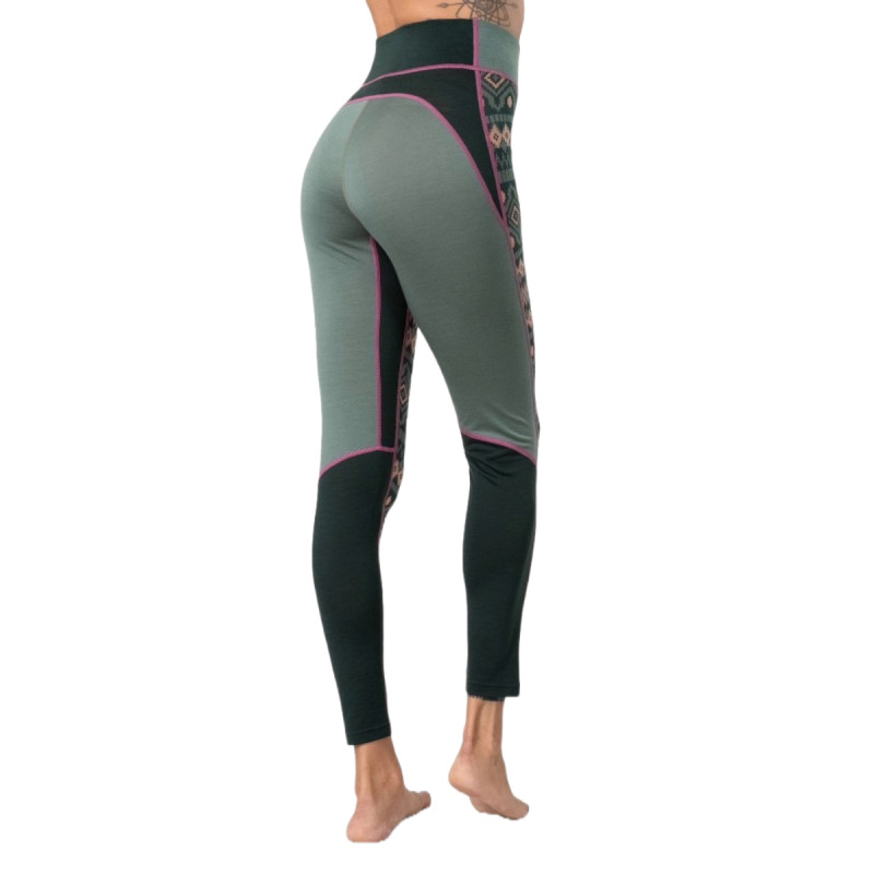 Dámske funkčné nohavice Kari Traa MALIA  - tmavo zelená