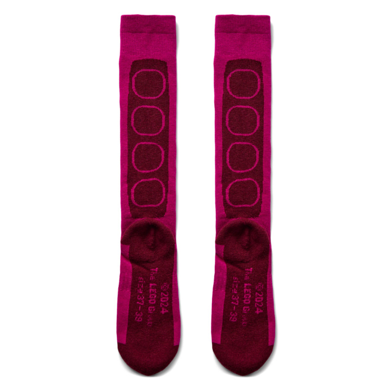 Dievčenské lyžiarské ponožky Lego Wear LWAZUN 700  - tmavo ružová