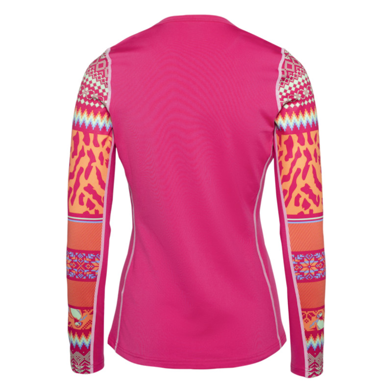 Dámske funkčné tričko Kari Traa LILJA LS  - ružová