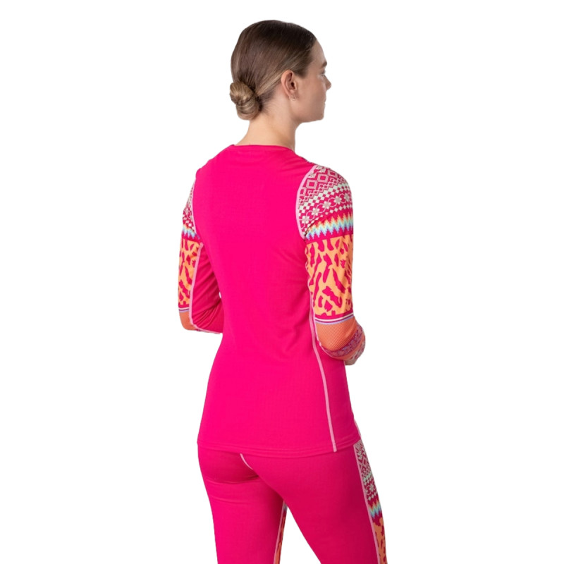 Dámske funkčné tričko Kari Traa LILJA LS  - ružová