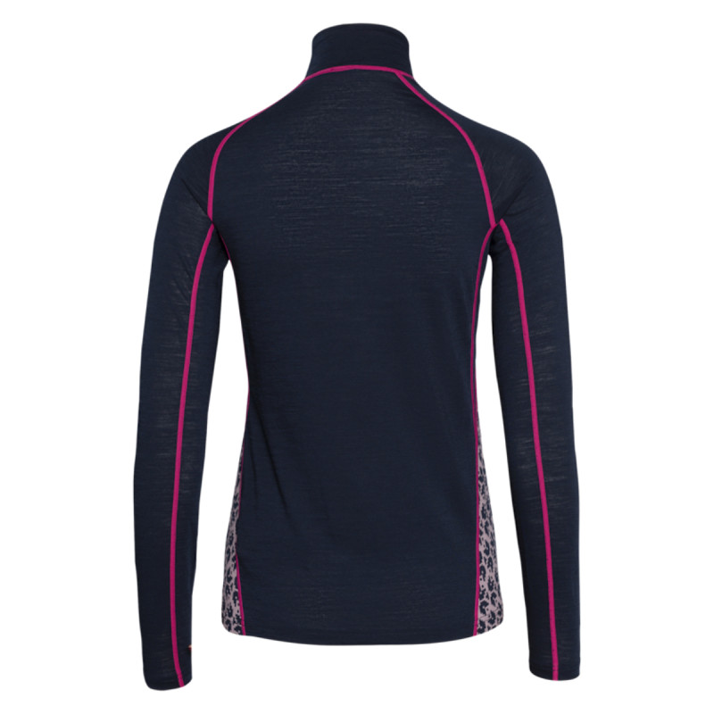 Dámske funkčné tričko Kari Traa LEKKER H/Z  - tmavo modrá