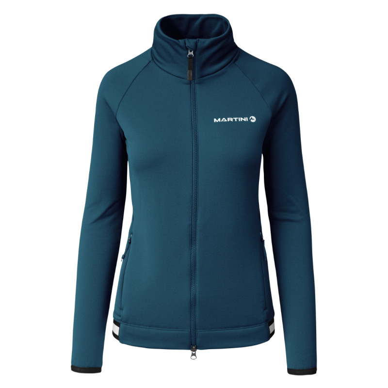 Dámská bunda Martini Sportswear HORIZON MIDLAYER  - petrolejová