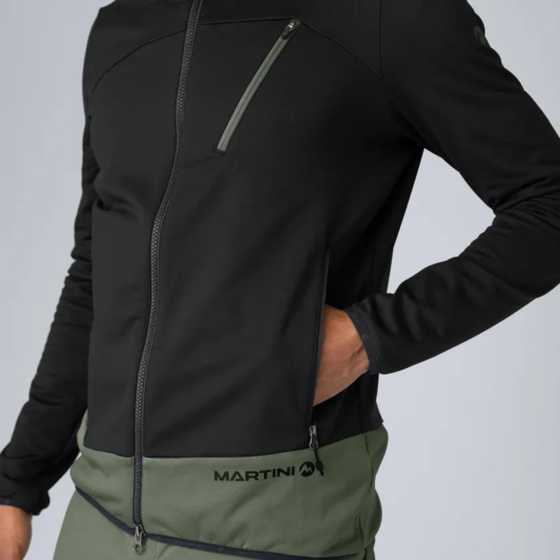 Pánska bunda Martini Sportswear FIRSTLINE MIDLAYER  - čierna