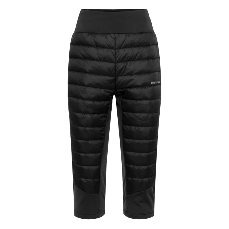 Dámske turistické nohavice Kari Traa EMILIE HIGH WAIST CAPRI  - čierna