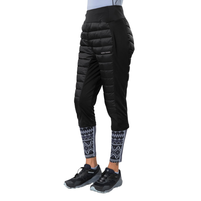 Dámske turistické nohavice Kari Traa EMILIE HIGH WAIST CAPRI  - čierna