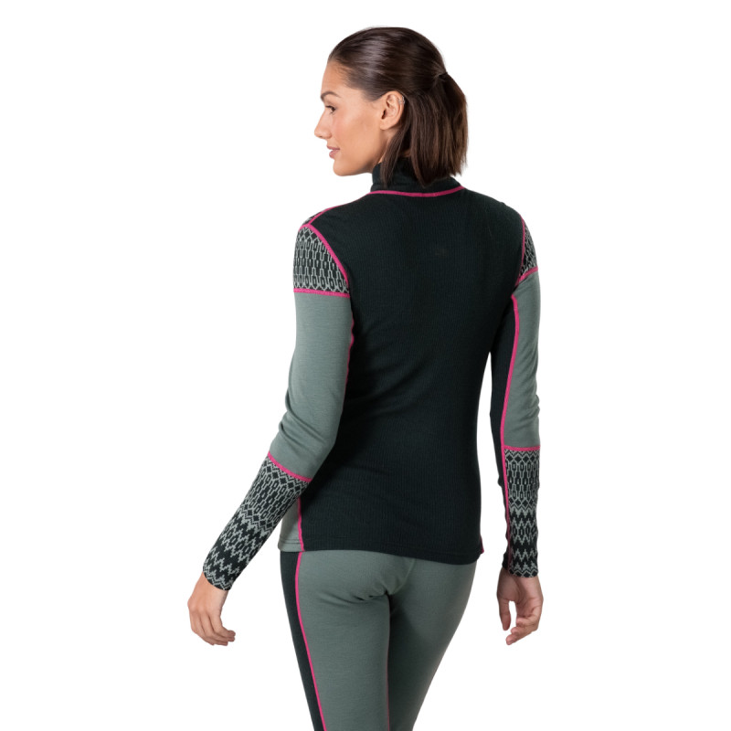 Dámske funkčné tričko Kari Traa SARA H/Z  - zelená