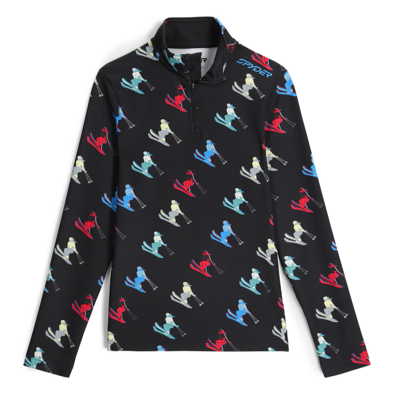 Dámska mikina Spyder VIVID 1/2 ZIP  - čierna