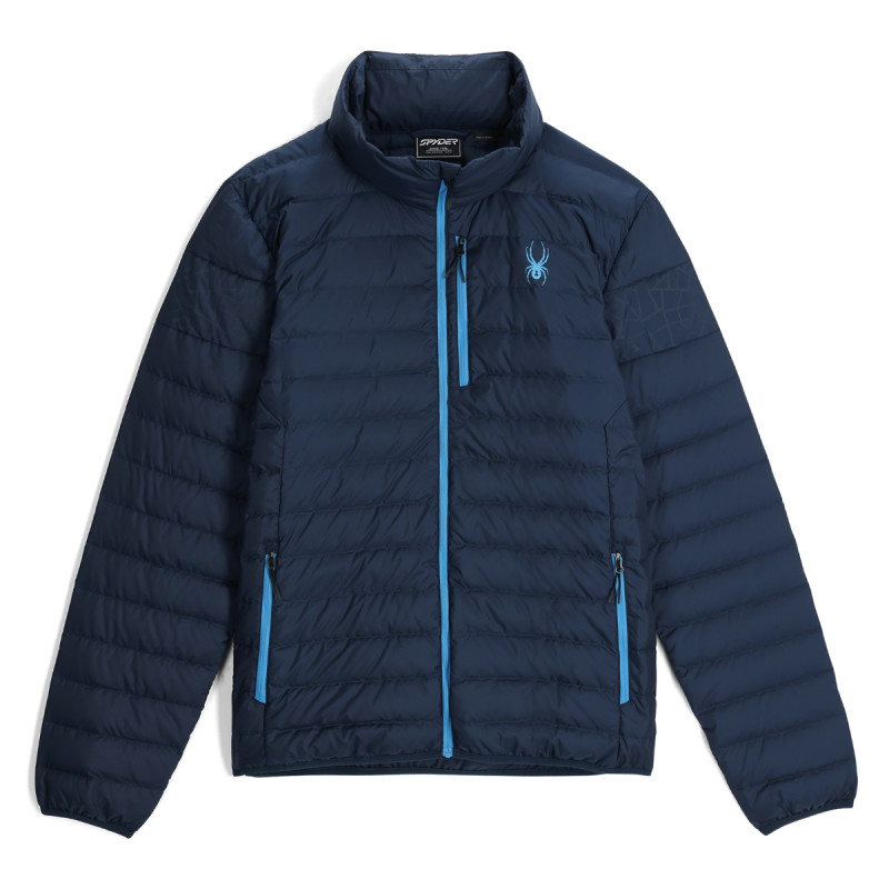 Pánska bunda Spyder ZENITH DOWN  - tmavo modrá