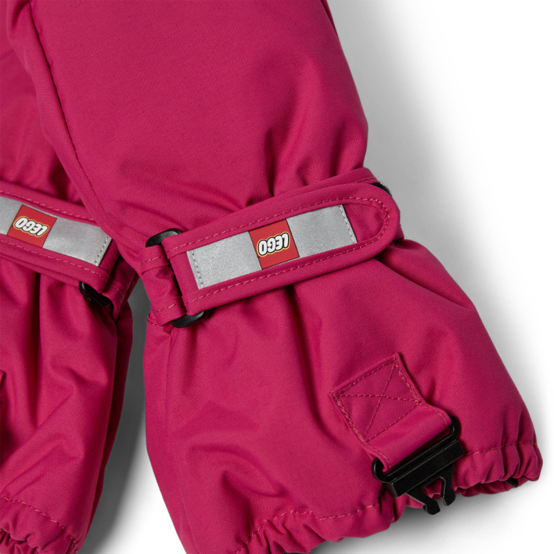 Dievčenské lyžiarské rukavice Lego Wear ATLIN 706  - ružová