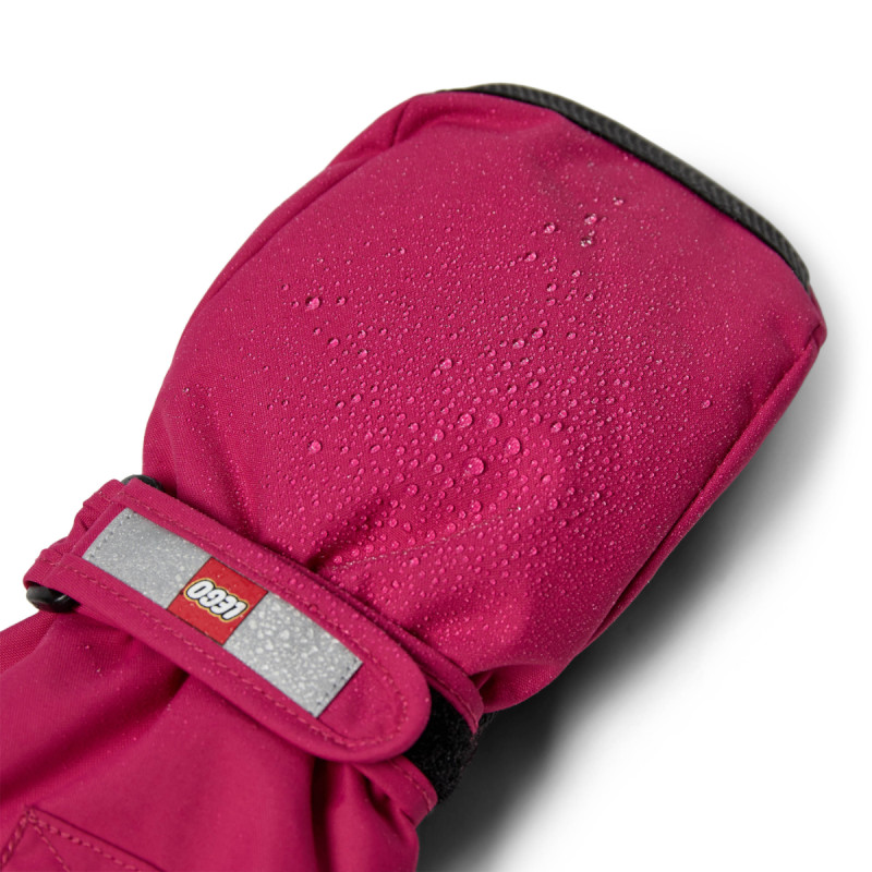 Dievčenské lyžiarské rukavice Lego Wear ATLIN 706  - ružová