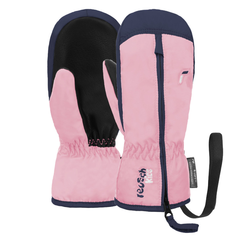 Dívčí lyžařské rukavice Reusch BEN MITTEN  - světle růžová