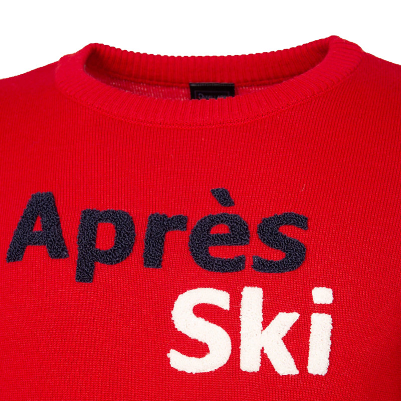 Pánsky sveter Duvillard PABLO  - červená