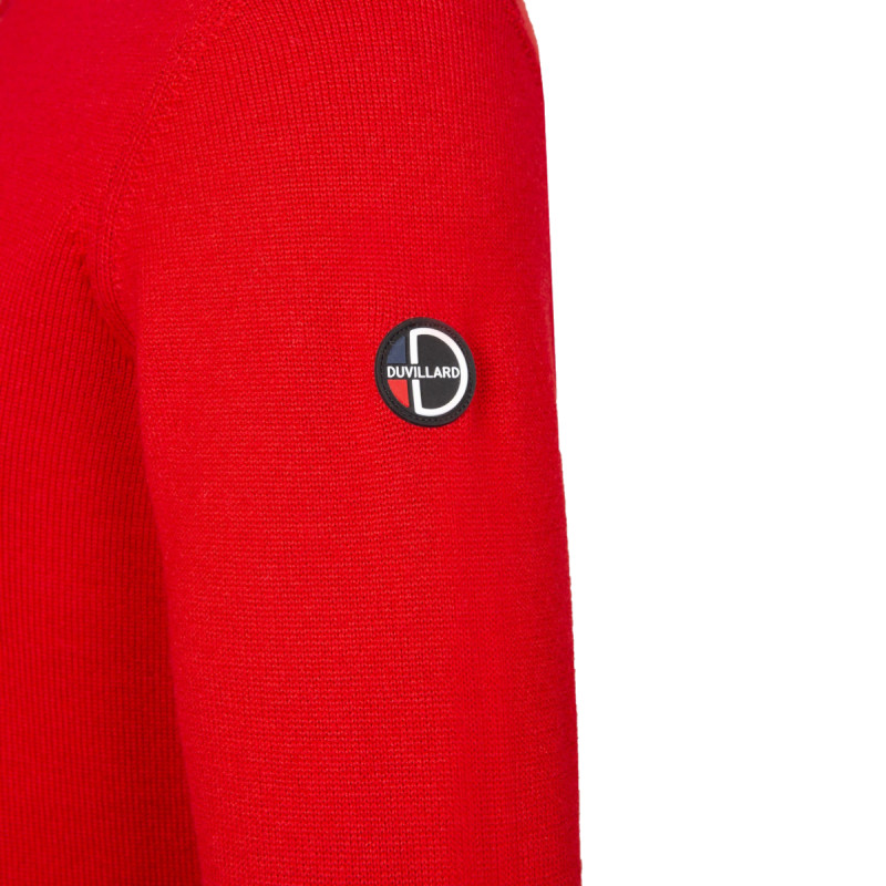 Pánsky sveter Duvillard PABLO  - červená