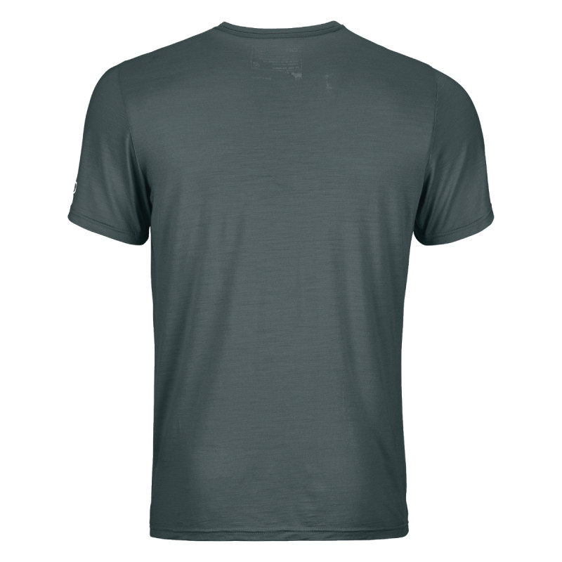 Pánske funkčné tričko Ortovox 150 COOL MOUNTAIN SHORT SLEEVE  - šedá