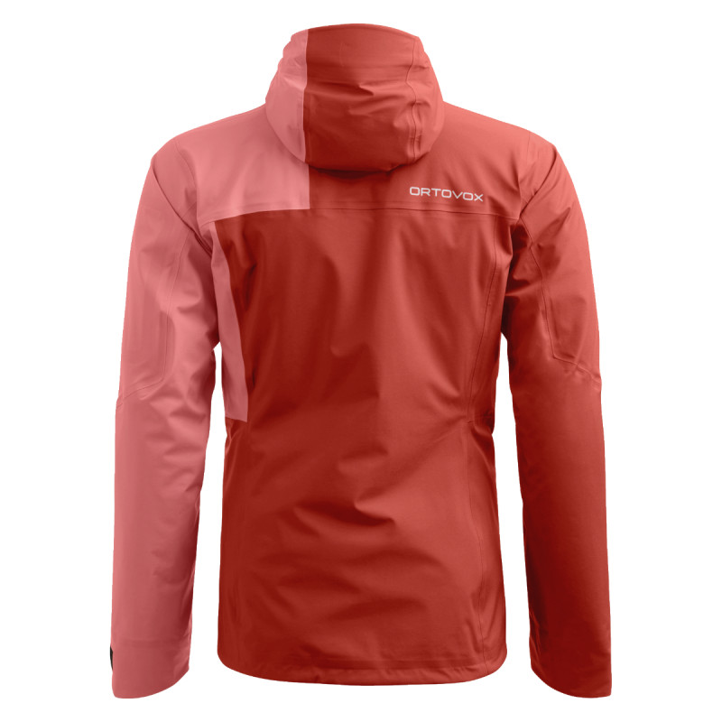 Dámská bunda Ortovox 3L ORTLER JACKET  - oranžová