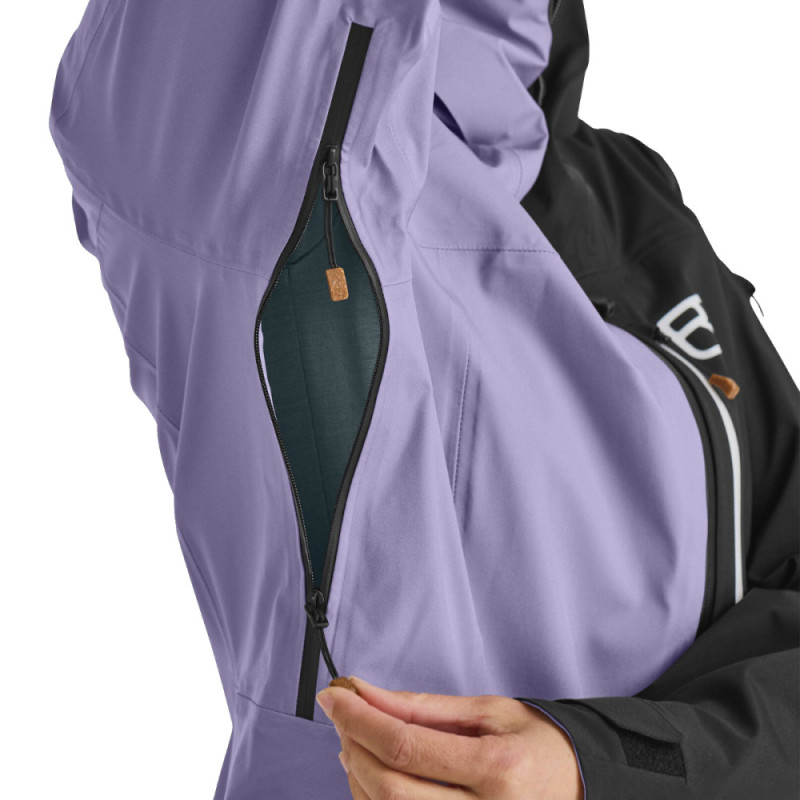 Dámská bunda Ortovox 3L ORTLER JACKET  - oranžová
