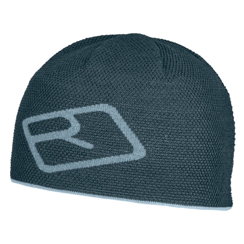 Čiapka Ortovox MERINO LOGO KNIT  - petrolejová