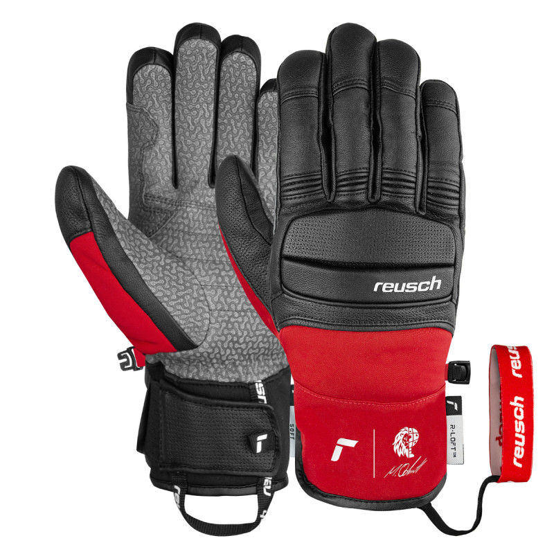 Pánske lyžiarské rukavice Reusch MARCO ODERMATT  - čierna