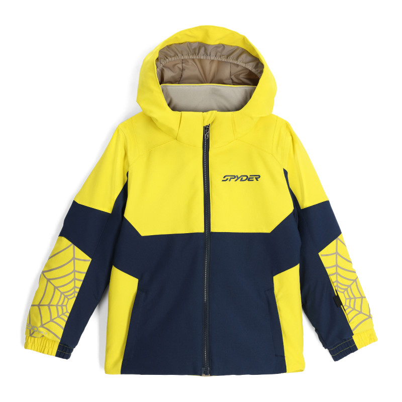 Chlapecká lyžařská bunda Spyder CHALLENGER  - žlutá